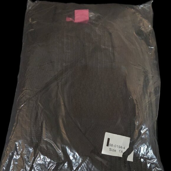 Woman Within Sweaters - New Woman Within Charcoal Grey Cable Knit Sweater